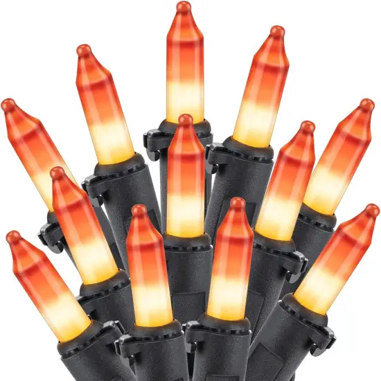 Candy Corn Halloween String Lights - Yellow & Orange {1}