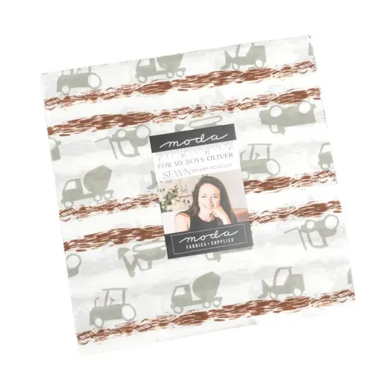 For My Boys Oliver 10" Square Pack (Layer Cake) by Sewn By Amy Schelle for Moda (25160LC) {1}