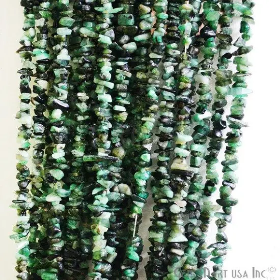 Ruby Zoisite Chip Beads, 34 Inch, Natural Chip Strands, Drilled Strung Nugget Beads, 3-7mm, Polished, GemmartUSA (CHRZ-70001) {2}