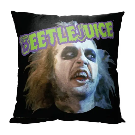 Warner Brothers Beetlejuice 18 Inch Throw Pillow World Tour {1}