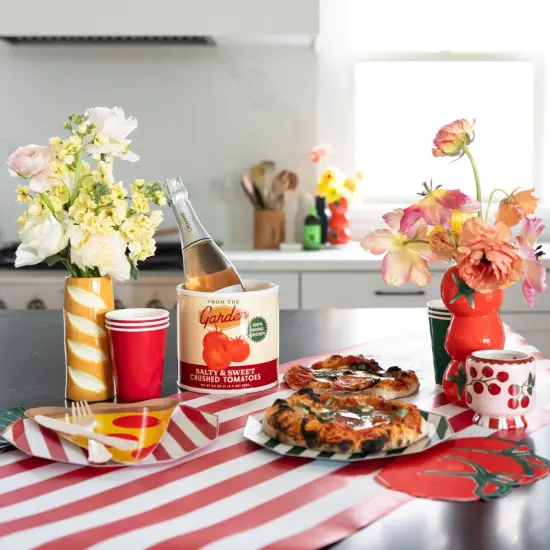 CHERRY RED SIGNATURE CUPS {6}