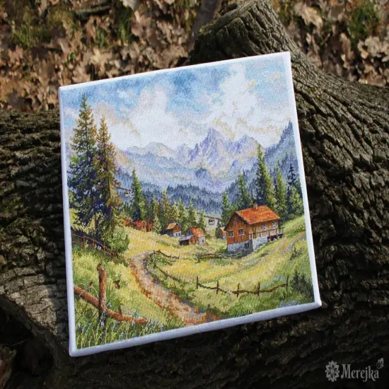 The Chamonix Valley K-244 Counted Cross-Stitch Kit {6}