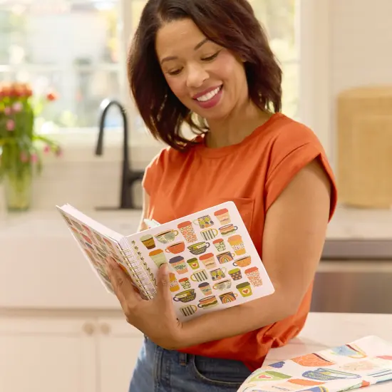 But First Coffee Spiral Notebook, Hardcover Journal {2}