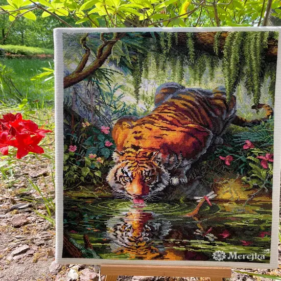 Aurora's Garden K-209 Counted Cross-Stitch Kit {2}