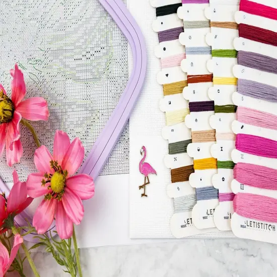 Honey Blooms L9933 Counted Cross Stitch Kit {4}