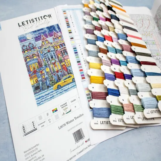 Winter Townhouse L8076 Counted Cross Stitch Kit {6}