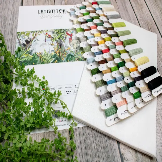 Jungle Time L8071 Counted Cross Stitch Kit {2}