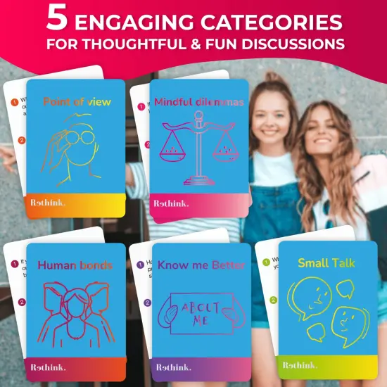 Rethink!: Conversation Starters Universal | 250 Cards {3}