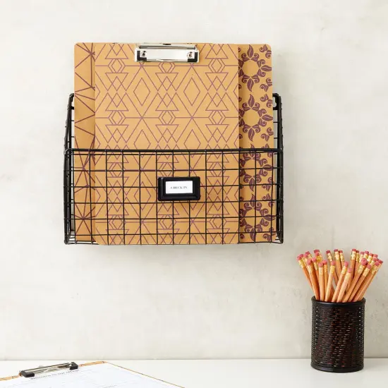 8 Pack Cute Clipboards Bulk Supply with Low Profile Clip - Wooden Clip Boards for Office, School, Classroom, Fits Letter Size 8.5x11 and A4 Paper (8.8 x 12.4 in) Brown {3}