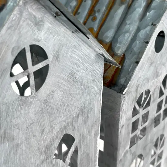 Rustic Metal Windmill Stake &ndash; Farmhouse Garden Decor, 24" Diameter {4}