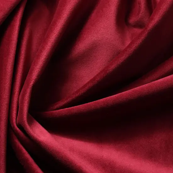 5 Yard Velvet Polyester Upholstery Drapery Fabric 60 Inches Width Burgundy {1}