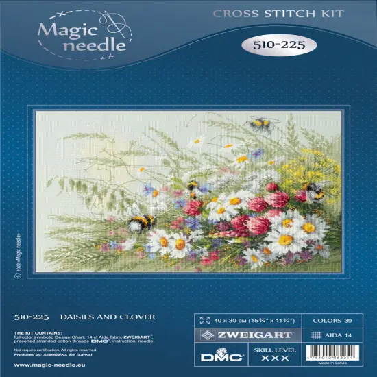 Daisies and Clover 510-225 Counted Cross-Stitch Kit {4}