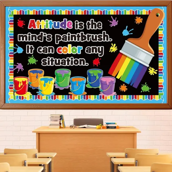 Painting Art Bulletin Board Decoration Set, Art Room Decorations {2}