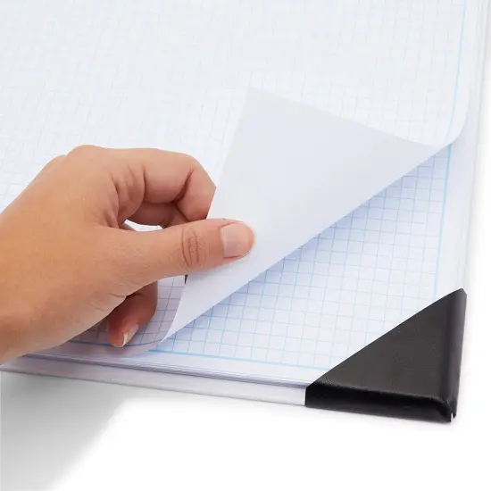 Stockroom Plus Large Desk Blotter Graph Paper Pad, Refillable 50 Sheets, 17 x 12 Inches, Ideal Use for Office and School Supplies White {4}