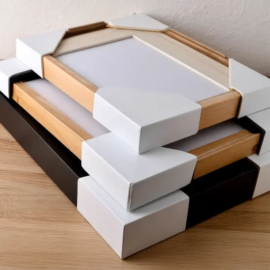 100 Pack Picture Frame Corner Protectors for Moving and Shipping Painting Artworks - Adjustable Cardboard Edges (Fits 1", 1.5", 2.2" Frames) {3}