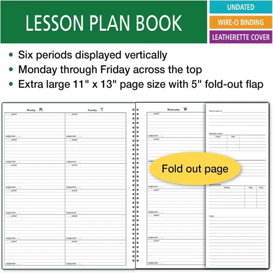 6 Period X-Large Teacher Lesson Plan {2}