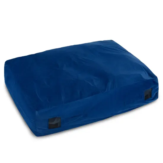 Soft Foam Sensory Crash Pad for Kids with Washable Velvet Cover Blue {3}