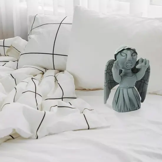 Doctor Who 9" Weeping Angel Plush With Sound - Talking Soft Toy {6}