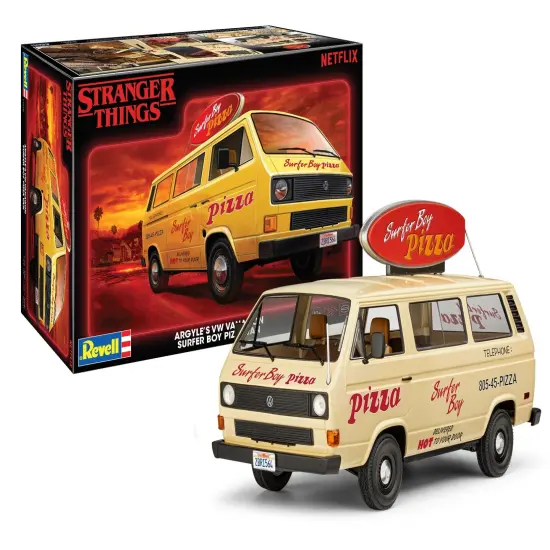 Revell Plastic Model Kit From Stranger Things-VW T3 Pizza Van {3}