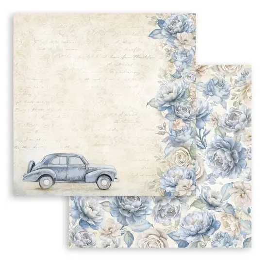 Stamperia Double-Sided Cardstock 12"X12"-Timeless Vintage Car {1}