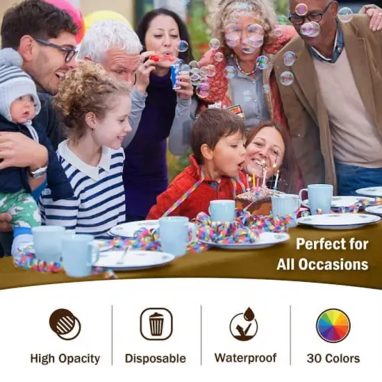 Exquisite 6-Pack Premium Plastic Tablecloth 54in. x 108in. Rectangle Plastic Table Cover Gold {5}