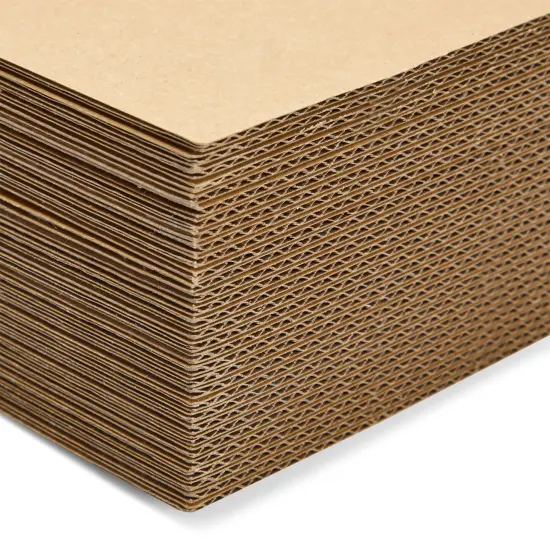 50-Pack of Corrugated Cardboard Sheets 9x12, Flat Card Boards, Packaging Inserts for Shipping, Mailing, Arts and Crafts, DIY Projects, Packing Mailers, 2mm Thick {5}