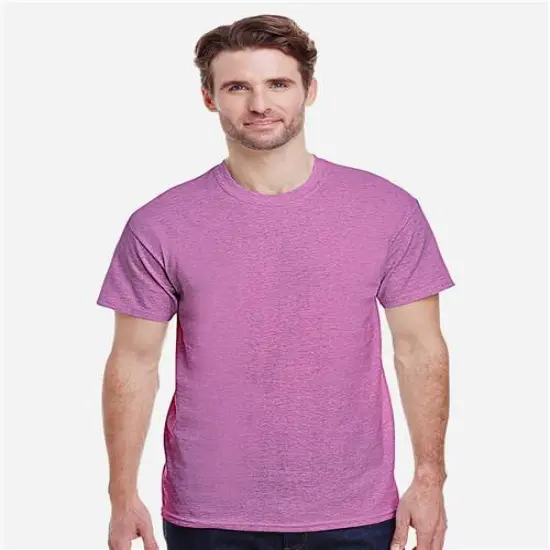Premium Thick Cotton T-Shirt Sturdy and Soft for All-Day Comfort Graphite Heather {3}