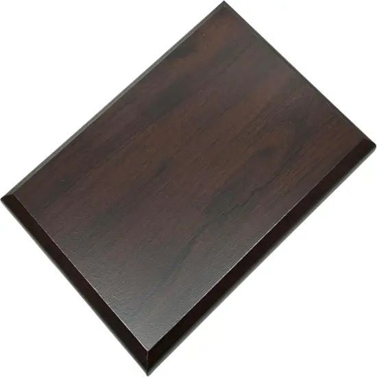 5 x 7 Inch Cherry Color DIY Blank Award Plaque with Beveled Edge {2}