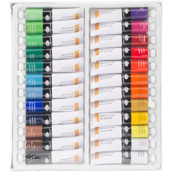 Royal & Langnickel(R) Gouache Acrylic Paints 21ml 24/Pkg-Assorted Colors {4}