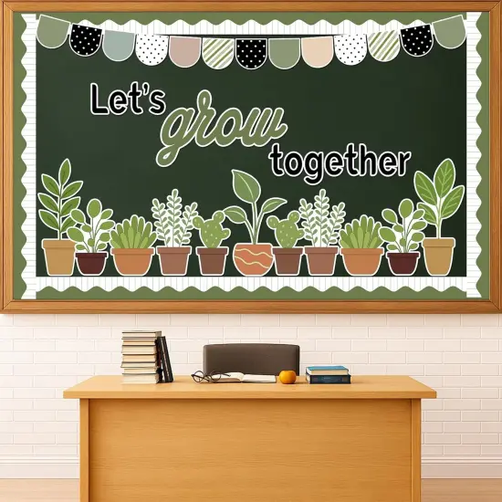Potted Plant Classroom Bulletin Board {1}