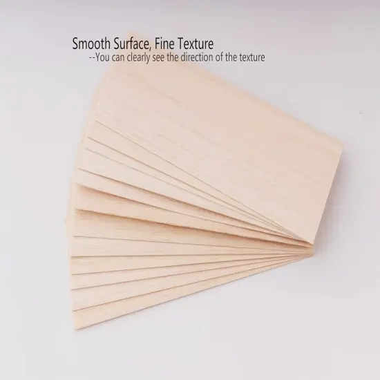 Wood Plaques1/16 x 4 x 12 Inch Natural Wood Color Unfinished Wood {4}