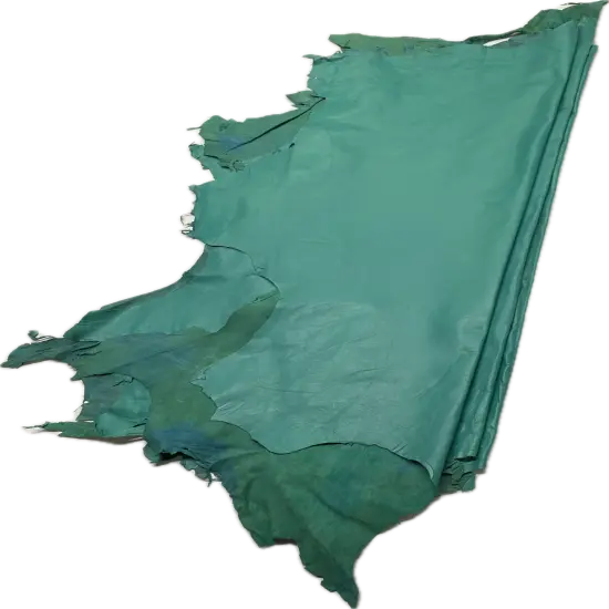 Reed Lambskin Leather Hides - Premium Buttery Soft Touch Skin Green {5}