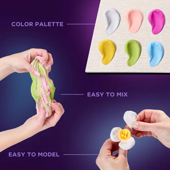 OKTO Sensory Art 3D Woodcraft &ldquo;Romance&rdquo; &ndash; Succulent Craft Kit {5}