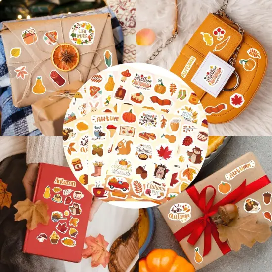 576 PCS Fall Stickers for Kids {5}
