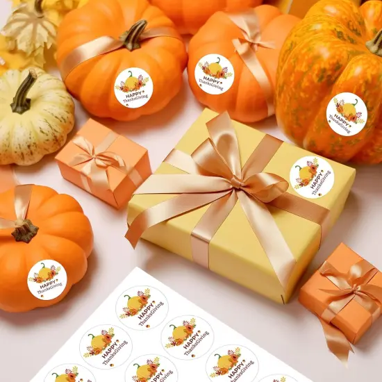 Happy Thanksgiving Stickers-60PCS {4}