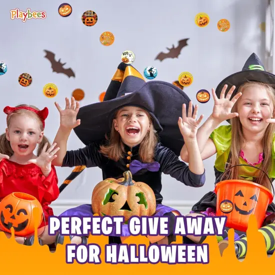 Halloween Sticker Roll for Kids 200 PCS {3}