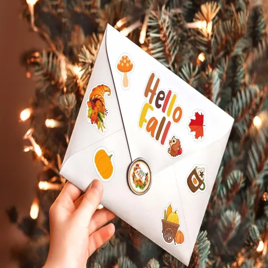 Hello Fall Stickers for Kids {5}