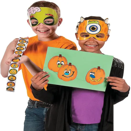 Make A Pumpkin Stickers (1 DOZEN) - BULK {2}