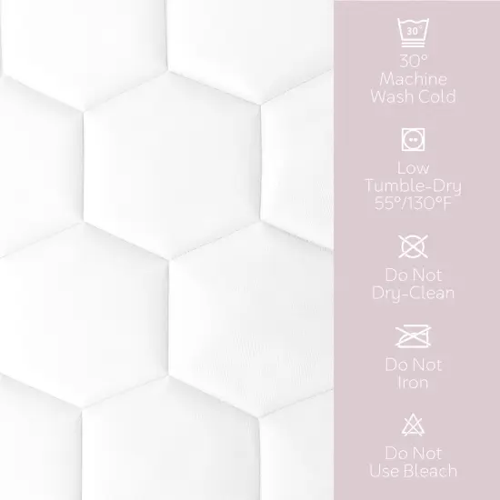 Virtu Quilted Fitted Mattress Pad Cover {8}