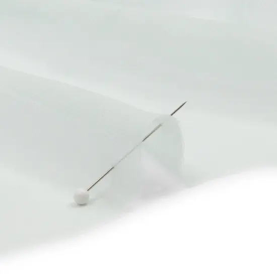 1 Yard Morning Mist Silk Chiffon Sheer Lightweight Fabric for Dresses Scarves and Overlays, 44 Inches Width {2}