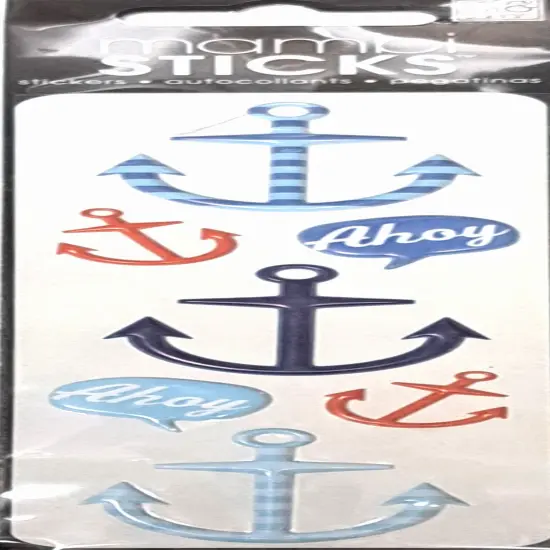 Me & My Big Ideas Mambi Sticks Anchor Dimensional Stickers {1}