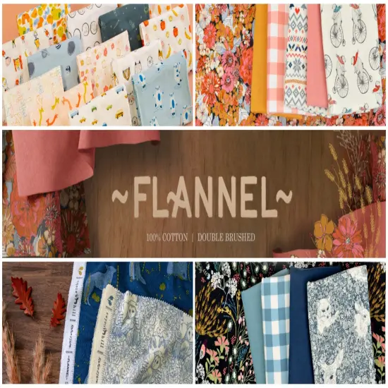 Flannel Solid in Ballerina (fs210) | Art Gallery Flannel | AGF Studio | Art Gallery {2}