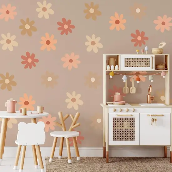 36 Pcs Boho Daisy Wall Decals - (Bright Daisy) {3}
