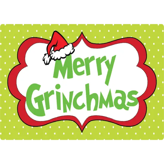 Merry Grinchmas Sign {1}