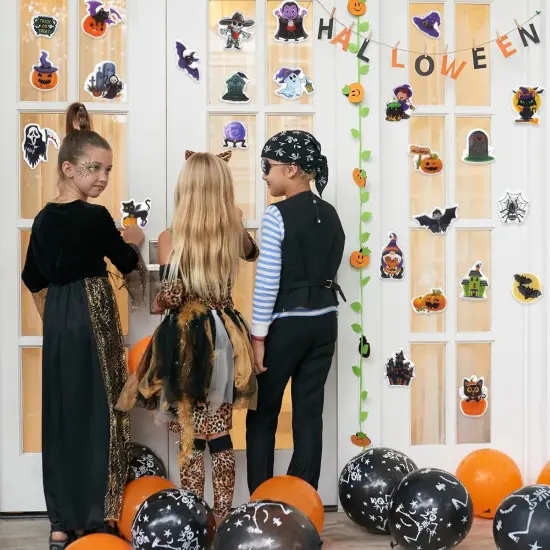 8 Sheets Halloween Gel Clings {4}