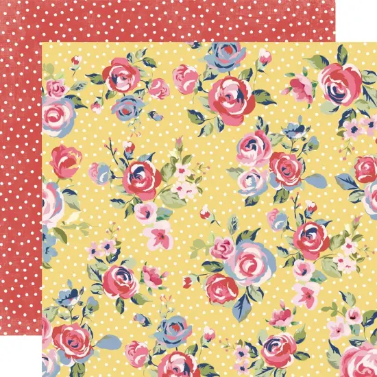 Simple Vintage Linen Market Double-Sided Cardstock 12"X12" {2}