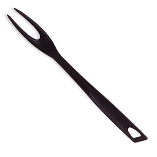 Norpro 14" High Heat Resistant Nylon Turning, Serving & Carving Fork - Black {1}