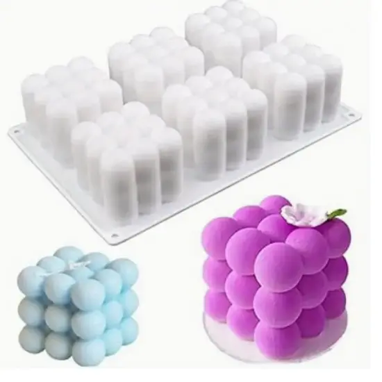 6 Cavity Bubble Silicone French Bubble Silicone Mold {1}