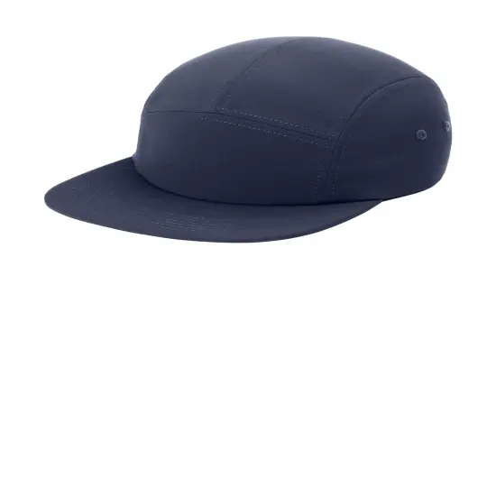 Port Authority&reg; Poly Camper Cap Black {6}