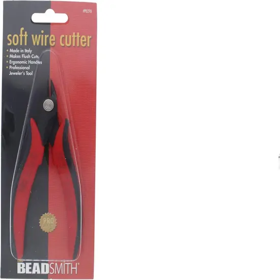 The Beadsmith Soft Wire Cutter &ndash; 5 inches (127mm) &ndash; Comfortable Ergonomic Grip &ndash; Flush Cutters for Jewelry Making, Craft Wire, Electronics, Floral, Hobbies and More {4}